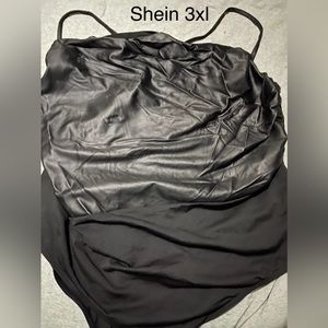 Shein 3x “leather” bodysuit NWOT